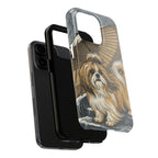 Shih Tzu tough phone case by Tritan, two-piece layers