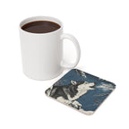 Siberian Husky Drink Coaster by Tritan, size and detail view