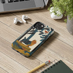 Yorkshire Terrier tough phone case by Tritan, on a desk