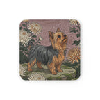 Yorkshire Terrier Drink Coaster by Tritan, angled detail view