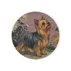 Yorkshire Terrier Drink Coaster by Tritan, front studio view