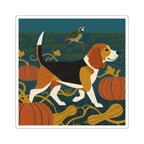 Beagle vinyl sticker by Tritan, front