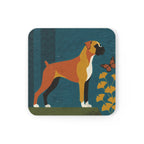 Boxer Drink Coaster by Tritan, angled detail view