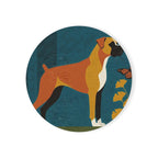 Boxer Drink Coaster by Tritan, front studio view