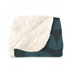 Golden Retriever sherpa blanket by Tritan, folded
