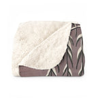 Shih Tzu sherpa blanket by Tritan, folded