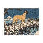 Great Dane canvas print by Tritan, front