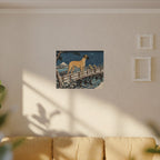 Great Dane canvas print by Tritan, sofa wall