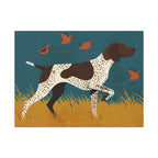 German Shorthaired Pointer canvas print by Tritan, front