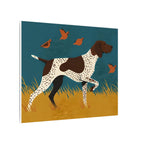 German Shorthaired Pointer canvas print by Tritan, side