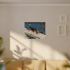 Beagle canvas print by Tritan, sofa wall
