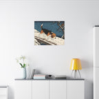 Beagle canvas print by Tritan, desk wall