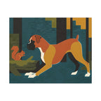 Boxer canvas print by Tritan, front