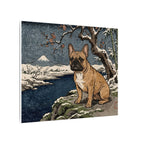 French Bulldog canvas print by Tritan, side