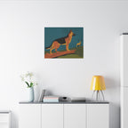 German Shepherd canvas print by Tritan, desk wall