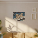 Havanese canvas print by Tritan, sofa wall