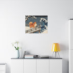 Pomeranian canvas print by Tritan, desk wall