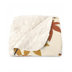 Shiba Inu sherpa blanket by Tritan, folded