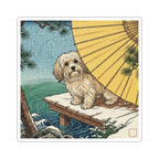 Havanese vinyl sticker by Tritan, front