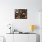 Rottweiler Acrylic canvas print by Tritan, desk wall
