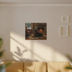 Rottweiler Acrylic canvas print by Tritan, sofa wall