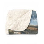 Rottweiler Acrylic sherpa blanket by Tritan, folded