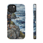 Rottweiler Acrylic tough phone case by Tritan, front and side