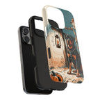 Rottweiler Halloween tough phone case by Tritan, two-piece layers