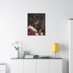 Rottweiler Kings & Queens canvas print by Tritan, desk wall