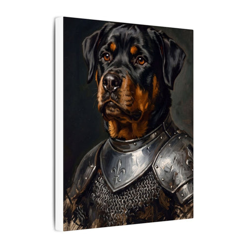 Gallery-wrapped canvas side profile showing the 0.75 inch depth