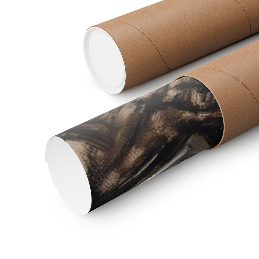 Rottweiler Medieval Knight matte poster print by Tritan, shipping tube