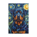 Rottweiler Post-Impressionist canvas print by Tritan, front