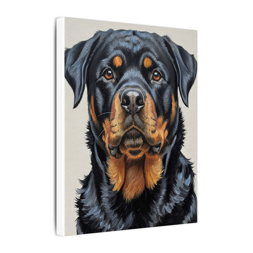Gallery-wrapped canvas side profile showing the 0.75 inch depth
