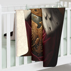 Rottweiler Renaissance Royal Portrait Regal Throw Blanket | Premium Dog Prints | Tritan