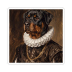 Rottweiler Renaissance Royal vinyl sticker by Tritan, front