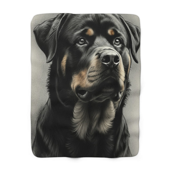 Rottweiler Throw Blanket | Premium Dog Prints | Tritan