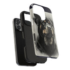 Rottweiler Charcoal tough phone case by Tritan, two-piece layers