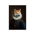 Shiba Inu Renaissance Royal vinyl sticker by Tritan, front