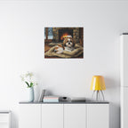 Shih Tzu Acrylic canvas print by Tritan, desk wall