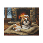 Shih Tzu Acrylic canvas print by Tritan, front