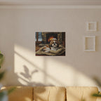 Shih Tzu Acrylic canvas print by Tritan, sofa wall