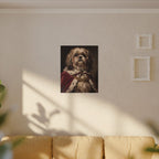 Shih Tzu Kings & Queens canvas print by Tritan, sofa wall