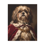 Shih Tzu Kings & Queens canvas print by Tritan, front