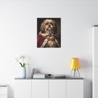 Shih Tzu Kings & Queens canvas print by Tritan, desk wall
