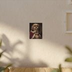 Shih Tzu Kings & Queens Royal Portrait Canvas Wall Art, Regal Dog Painting, Shih Tzu Lover Gift, Stretched Canvas