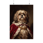 Shih Tzu Kings & Queens matte poster print by Tritan, front