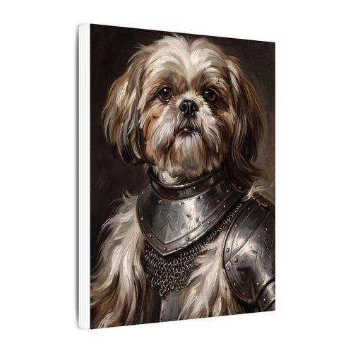 Gallery-wrapped canvas side profile showing the 0.75 inch depth