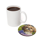 Shih Tzu Oil Painting Soccer Portrait Coaster | Dog Lover Gift, Pet Decor, Puppy Art