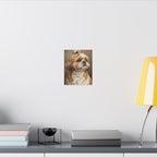 Shih Tzu Oil Portrait Canvas - Regal Dog Wall Art Decor for Shih Tzu Lovers | distinctive Pet Gift
