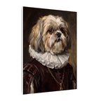 Shih Tzu Renaissance Royal canvas print by Tritan, side